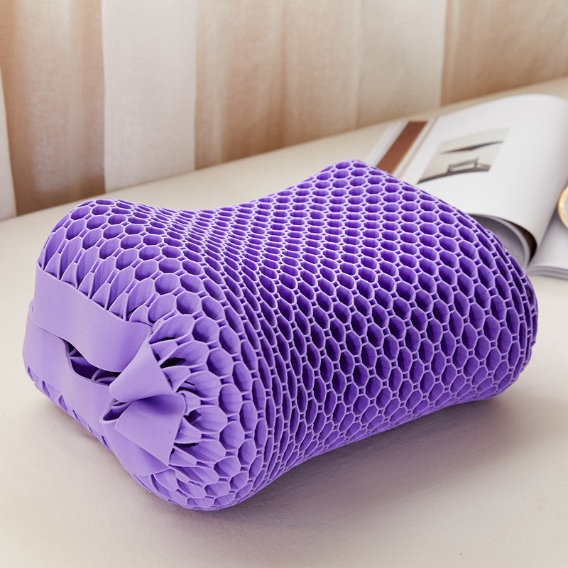 Pectin pillow washable lattice pillow neck protector TPE breathable elastic pillow