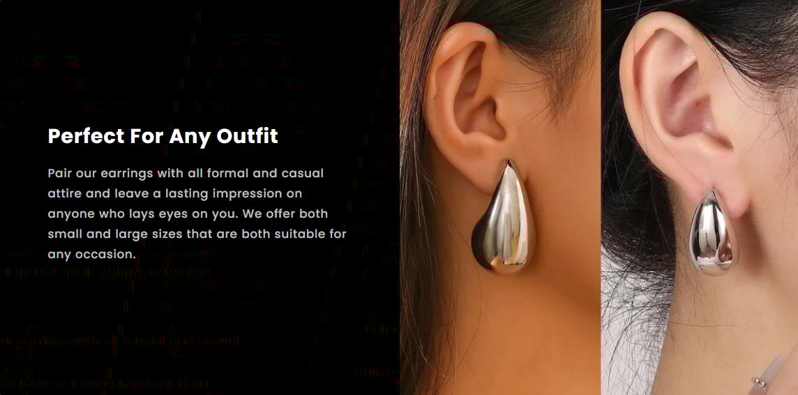 🌟Elegant Teardrop Earrings - Timeless Beauty that Shines