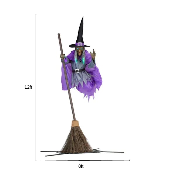 🎃 Halloween Early Bird Sale 50% OFF---Halloween Props Garden Flying Witch