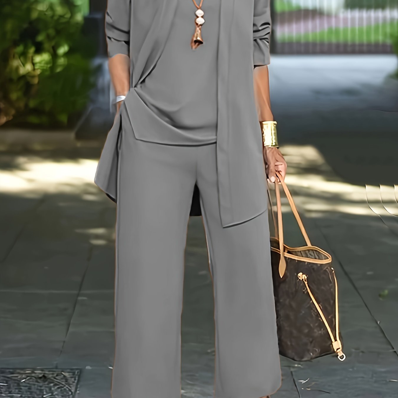Women's Long Sleeve Casual 3-Piece Set (Cardigan & Top & Pants)