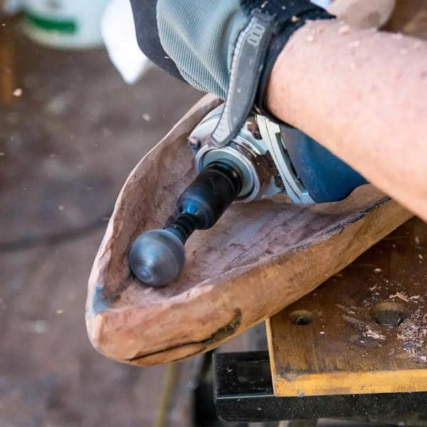 Angle grinder ball grinding head
