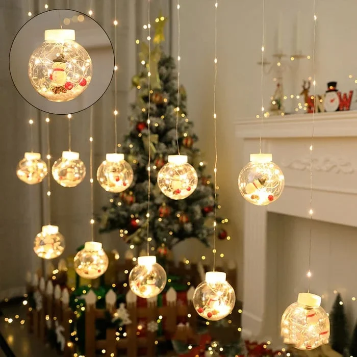 ๐
๐Christmas Led Wishing Ball String Lights Decorations