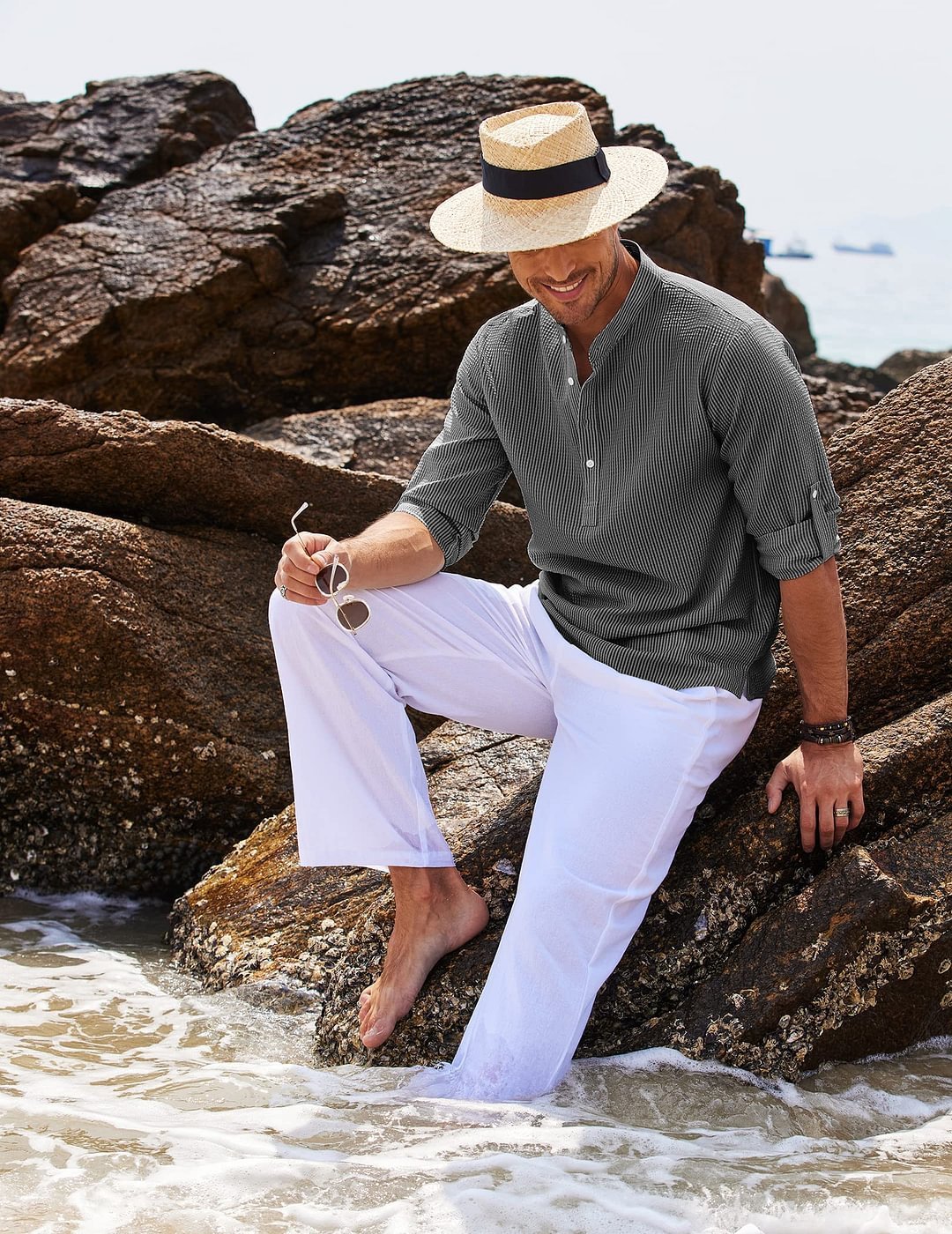 Men's Casual Cotton Shirt Ultimate Comfort and Style-BUY 2 FREE SHIPPING