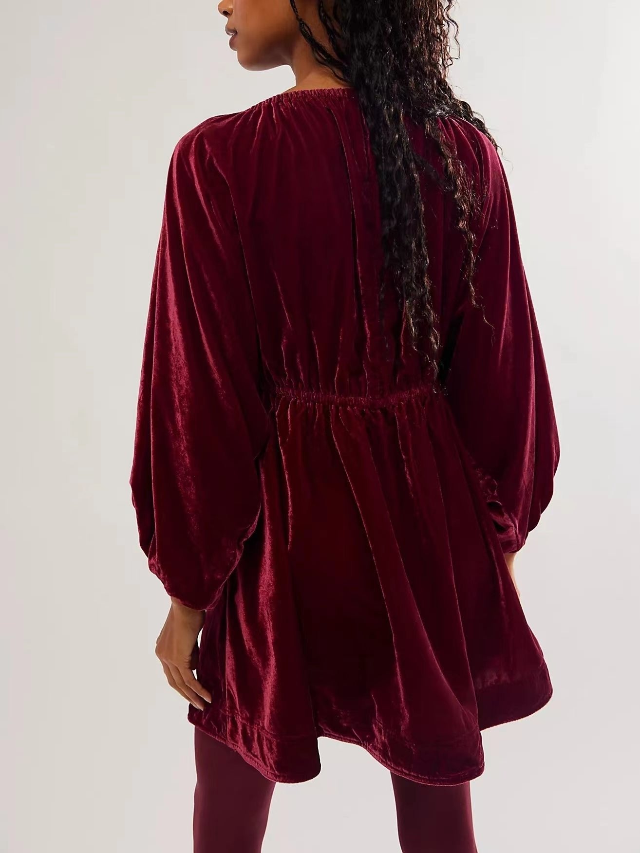 🎄🎁 Christmas Promotion 49% OFF - Velvet Mini Dress