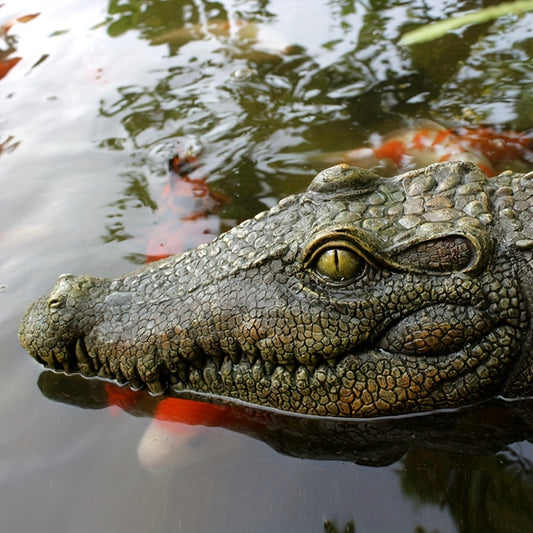 Floating Crocodile Resin Craft Decoration