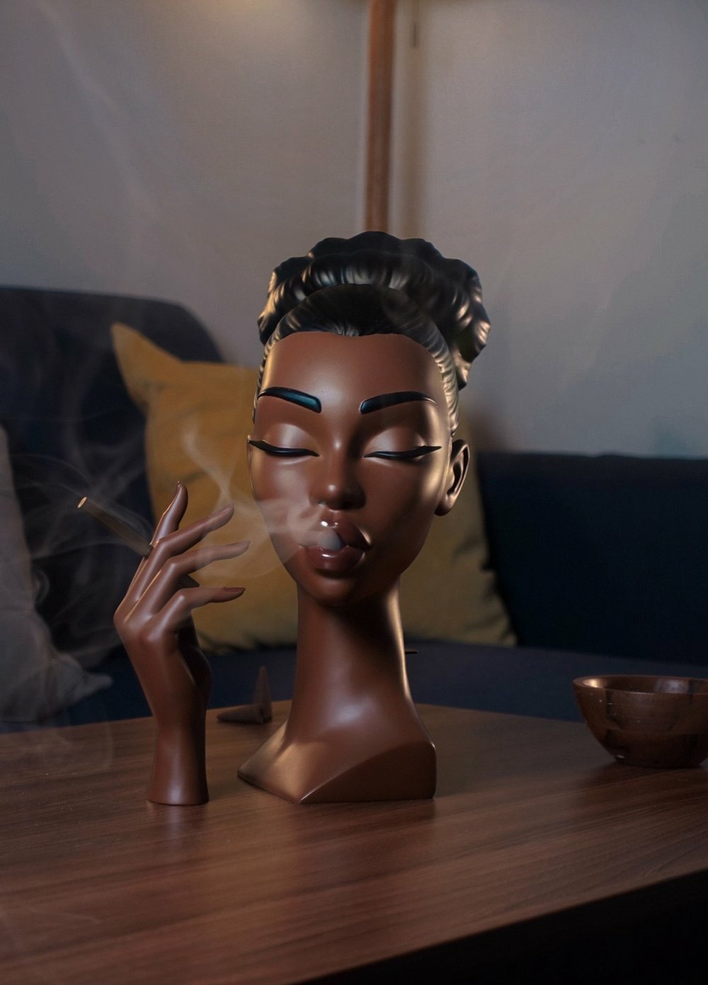 Buy 3 Free Shipping🔥Head Incense Burner Black Woman