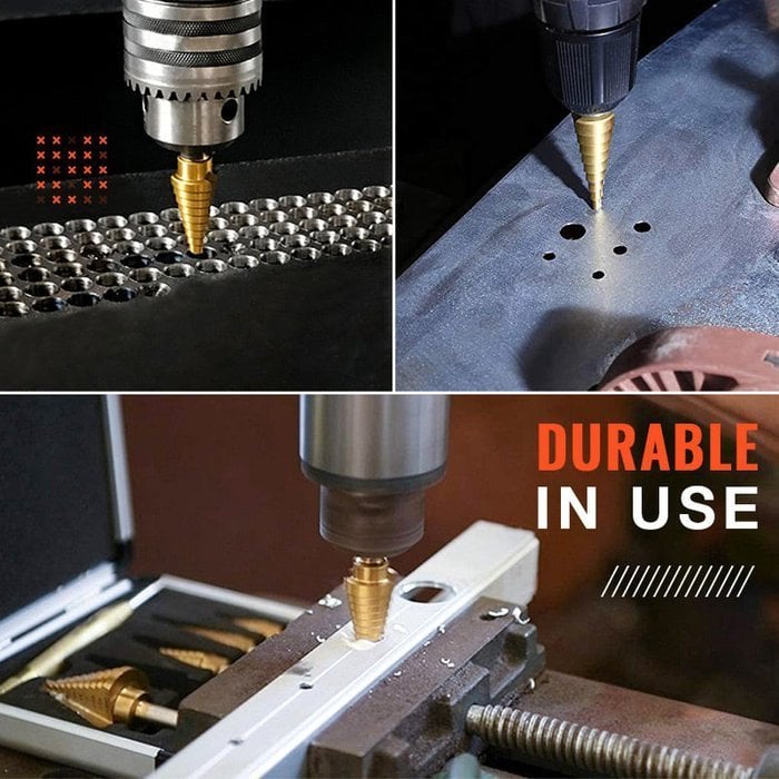 ⏰Promotion 49% OFF💥6 PCS HSS Titanium Coated Drill Bit Set