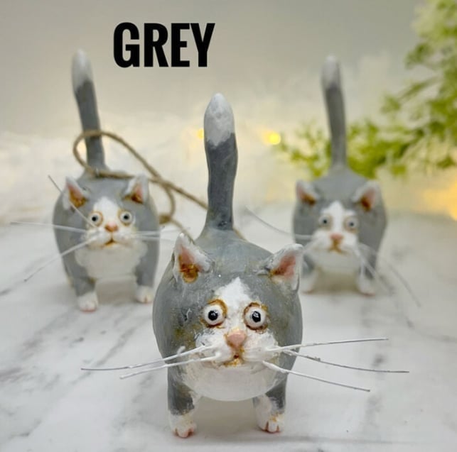 Sale - 49% OFF🎁Kitty Miniature Sculpture