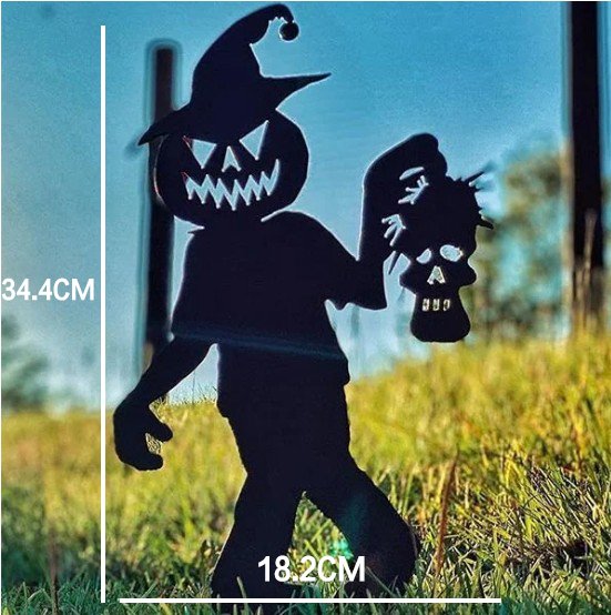 👻Spook Up Your Yard with Our Cute and Unique Ghost Zombie Metal Art - Perfect for Halloween!👻