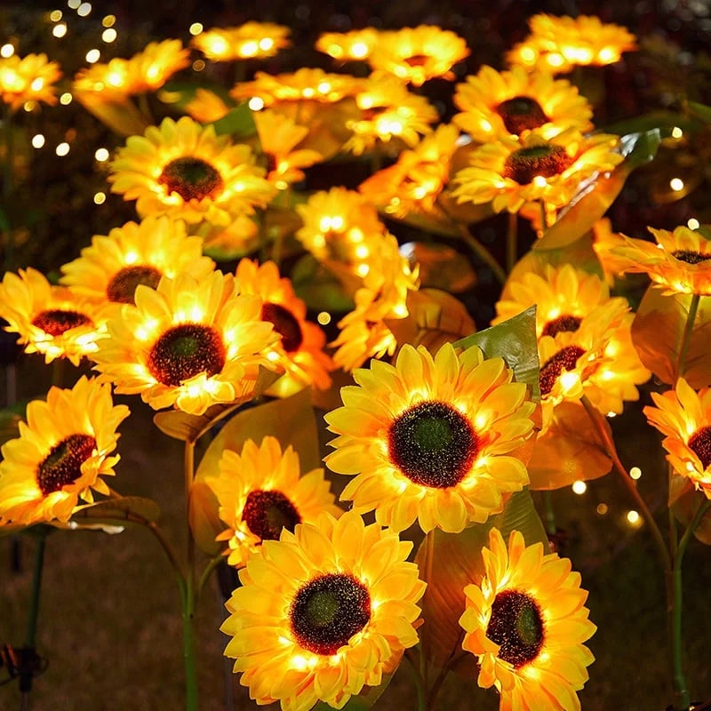 🌻MegaSale 49% OFF🌻Waterproof Solar Sunflower Light