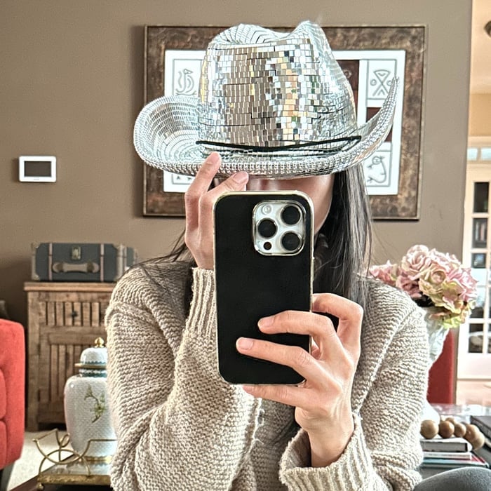 🔥Hot Sale 60% OFF🔥Disco Ball Cowboy Hat