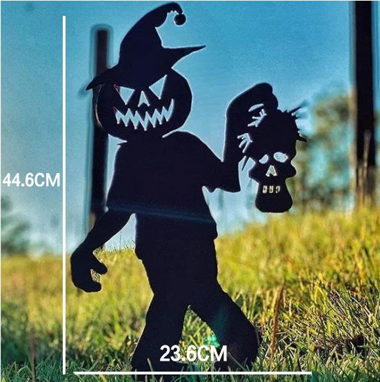 👻Spook Up Your Yard with Our Cute and Unique Ghost Zombie Metal Art - Perfect for Halloween!👻