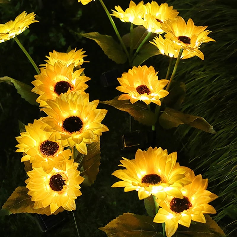 🌻MegaSale 49% OFF🌻Waterproof Solar Sunflower Light