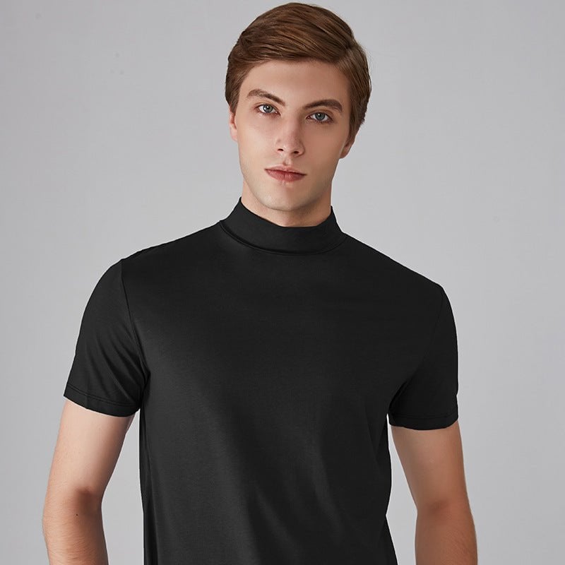 Men 's High Neck Slim Fit T-shirt-BUY 3 GET FREE SHIPPING