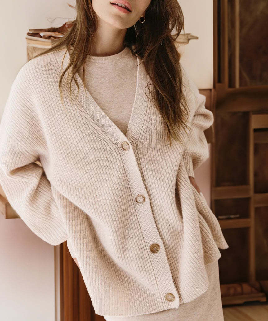 Fashion Knit Cashmere Cocoon Button Cardigan🔥Buy 2 Free Shipping🔥