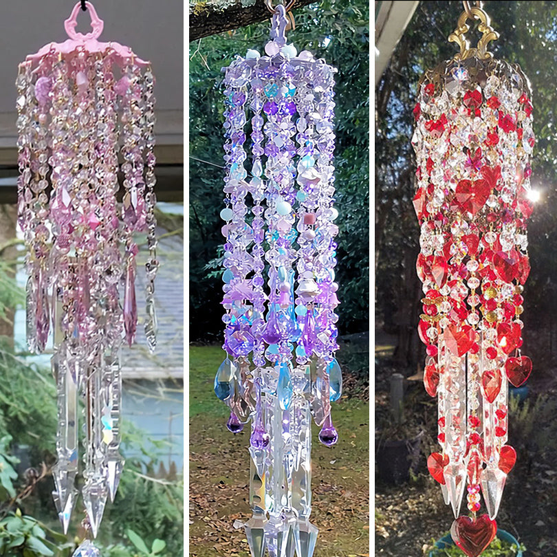 ✨Aurora Crystal Wind Chimes