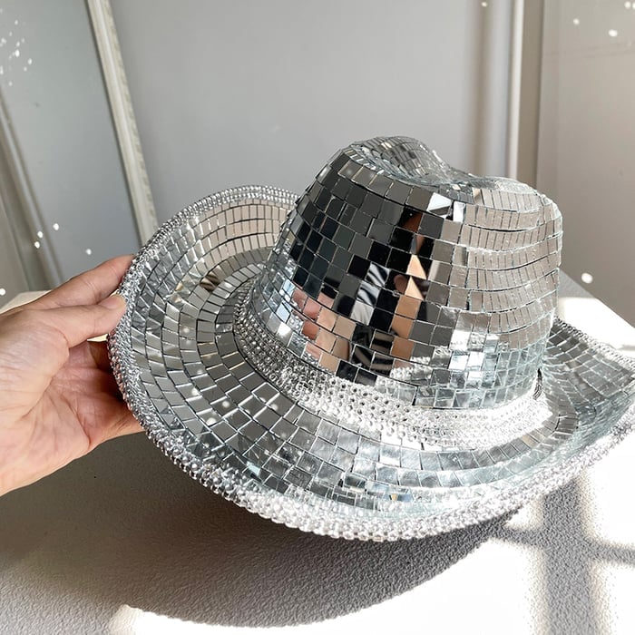 🔥Hot Sale 60% OFF🔥Disco Ball Cowboy Hat