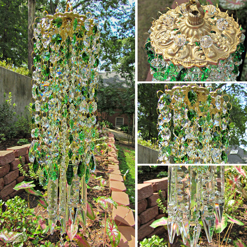 ✨Aurora Crystal Wind Chimes