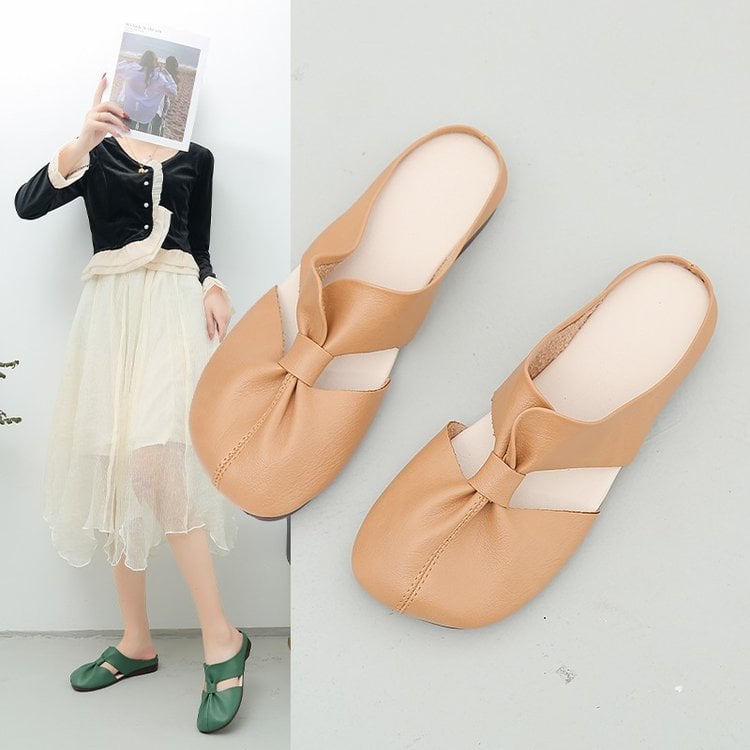 Hot Sale👣Cut Out Design Flat Mules