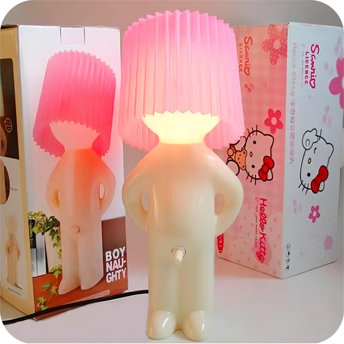 Creative MR P Kind of Shy Table Lamp Kind of Shy Boy Rogue Night Lamp