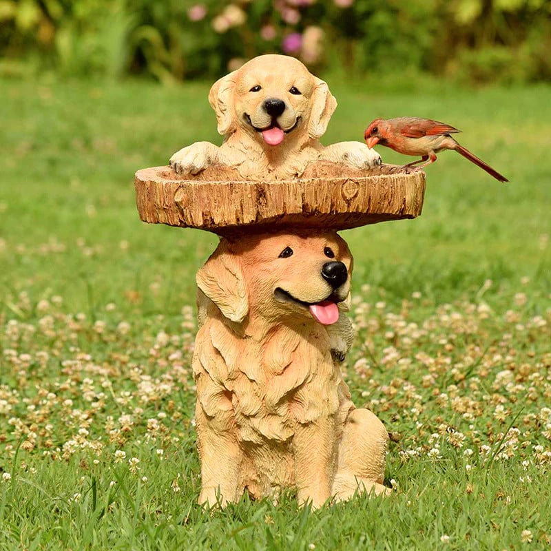 Resin Sculpture Bird Feeders