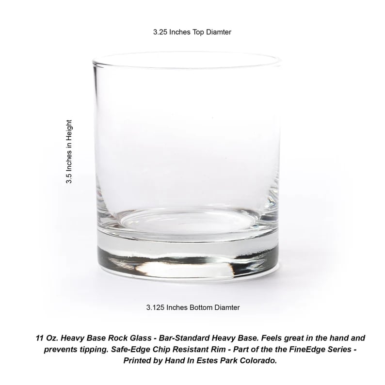 Whiskey Glasses - Bigfoot Themed Tumbler Glass Set