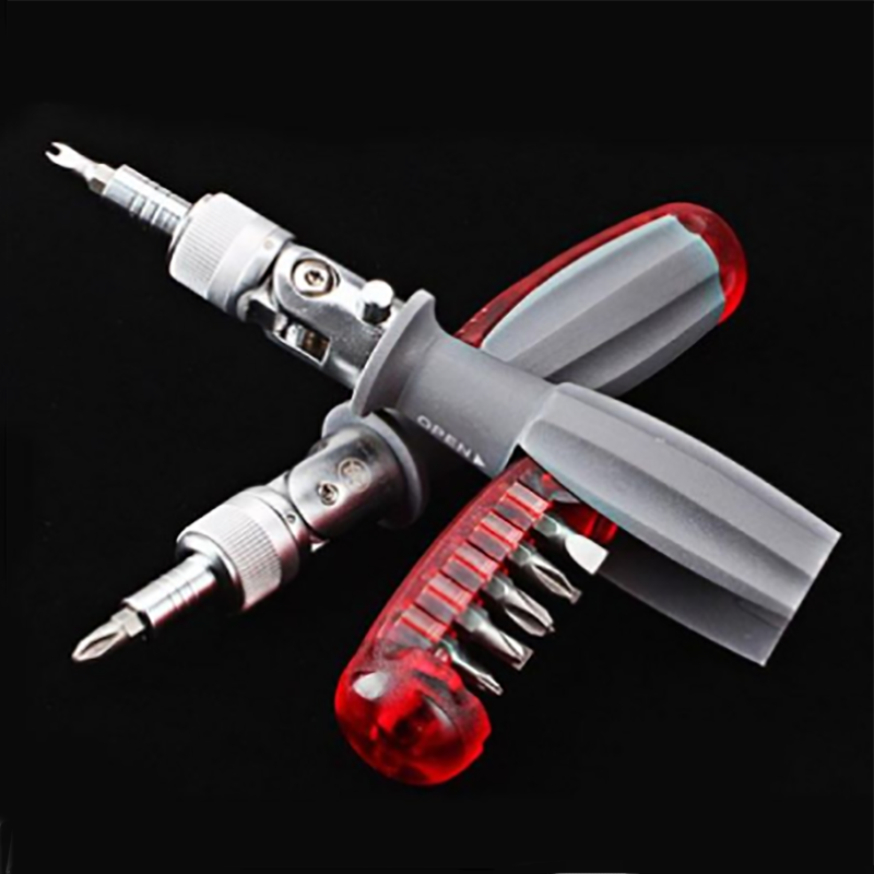 Rotatable ratchet screwdriver set