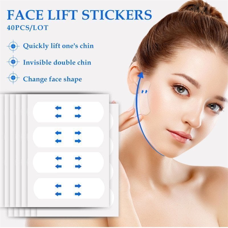 Instantly Lift and Tighten Your Skin with Our Invisible Face Lifter Tape - 49% Off Summer Sale!