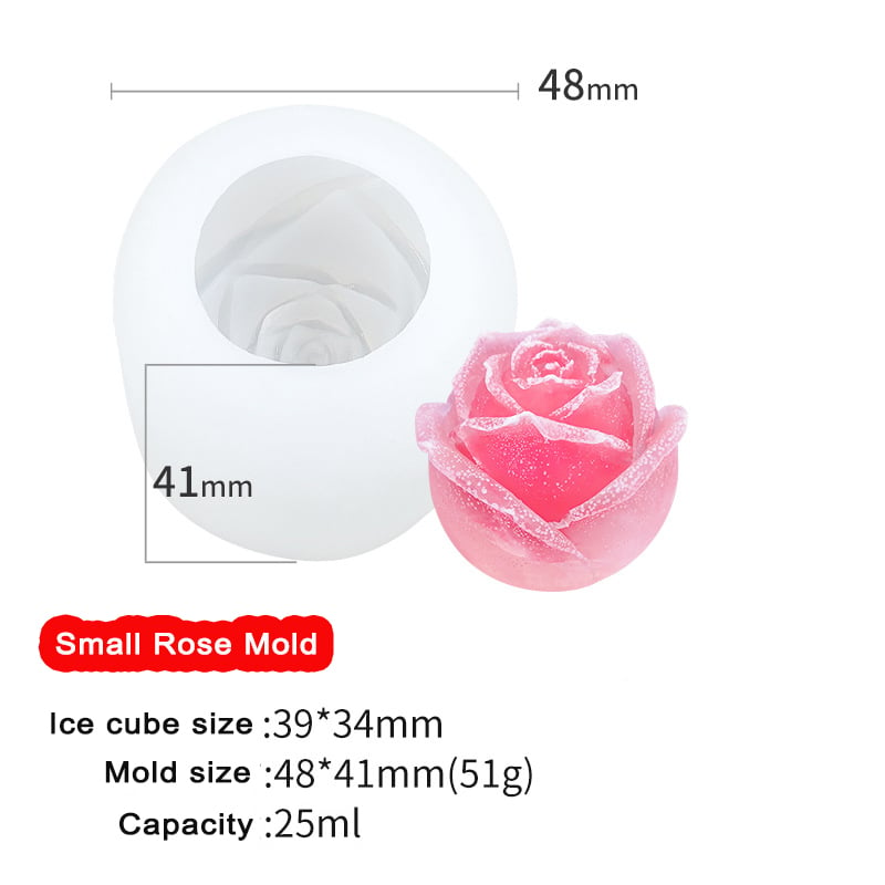 👍 Buy 2 Get 1 Free - Rose Shaped Ice Mold 🌹🧊