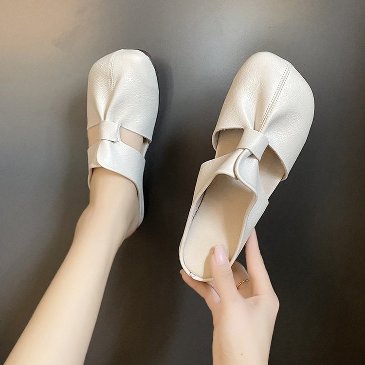 Hot Sale👣Cut Out Design Flat Mules