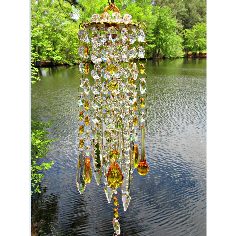 ✨Aurora Crystal Wind Chimes