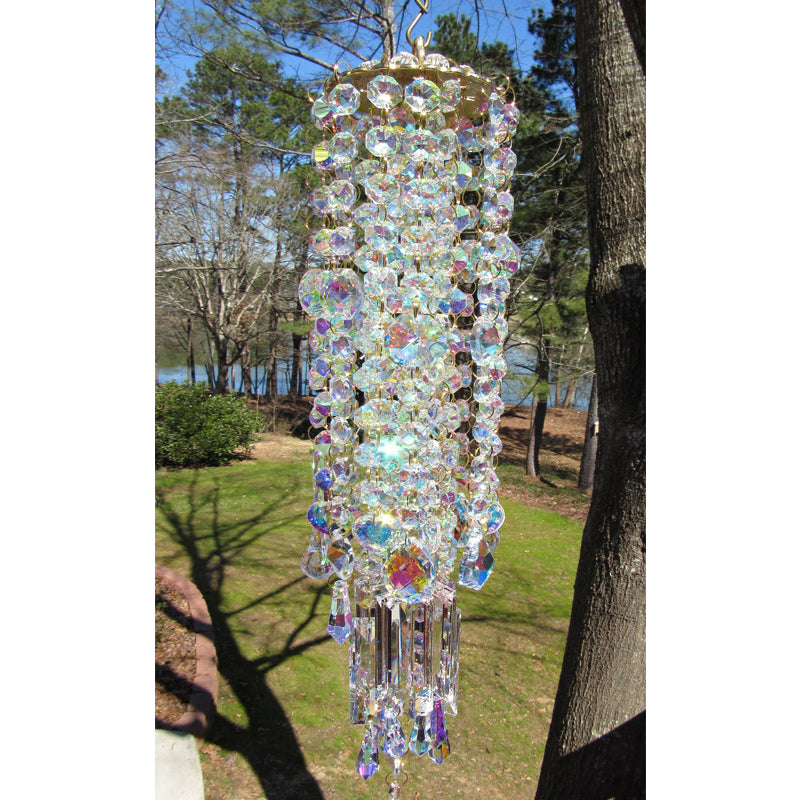 ✨Aurora Crystal Wind Chimes