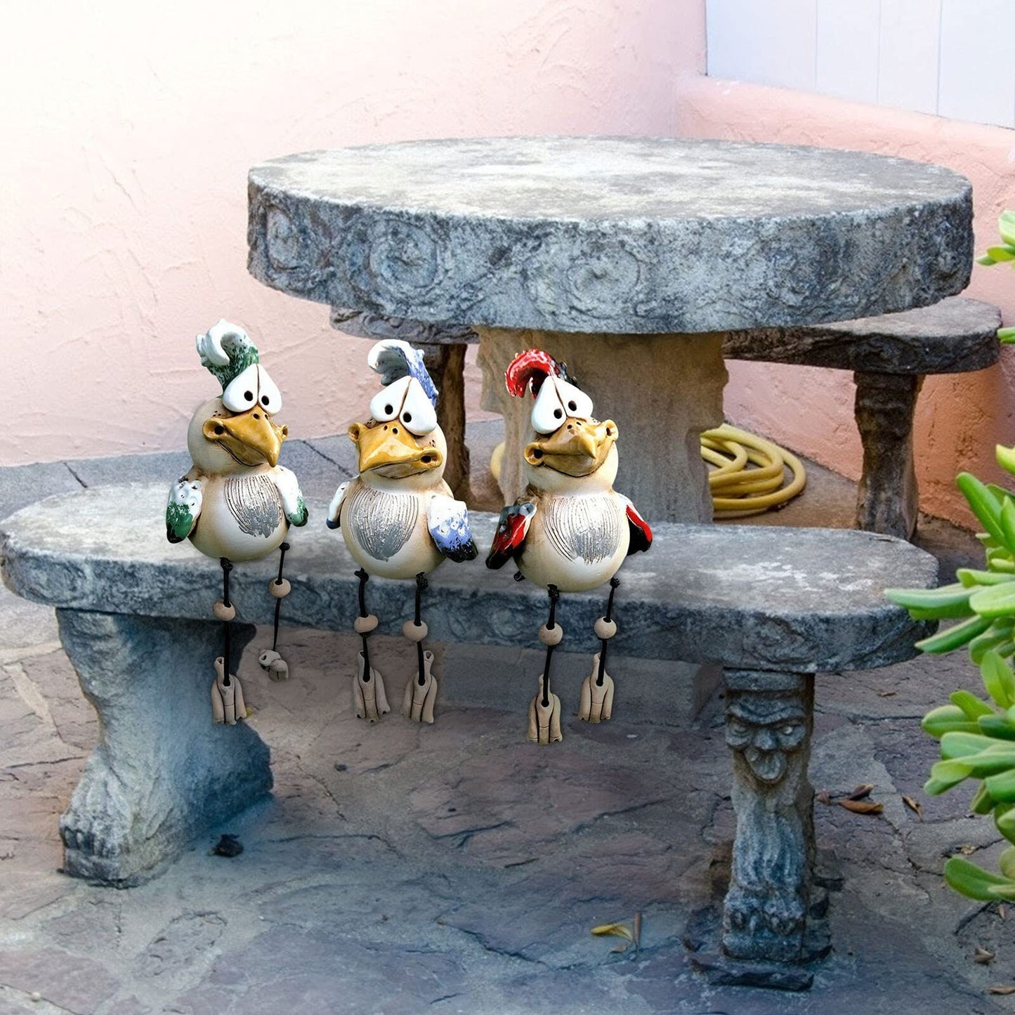 🔥Summer Day Pro 49% OFF🔥Funny 3 Resin Chickens-Garden Patio Decoration