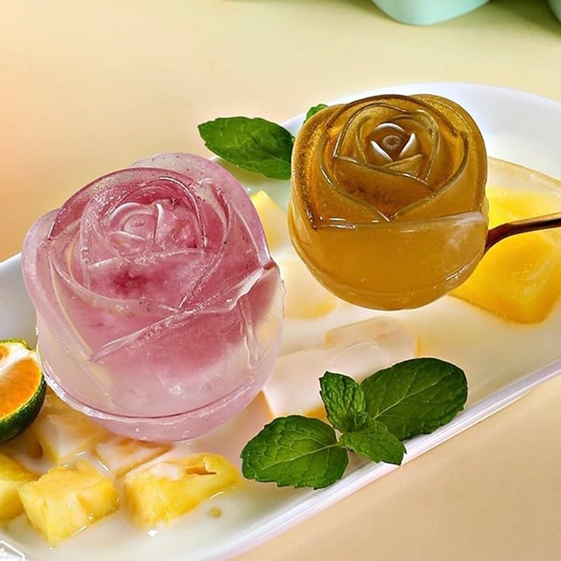 👍 Buy 2 Get 1 Free - Rose Shaped Ice Mold 🌹🧊