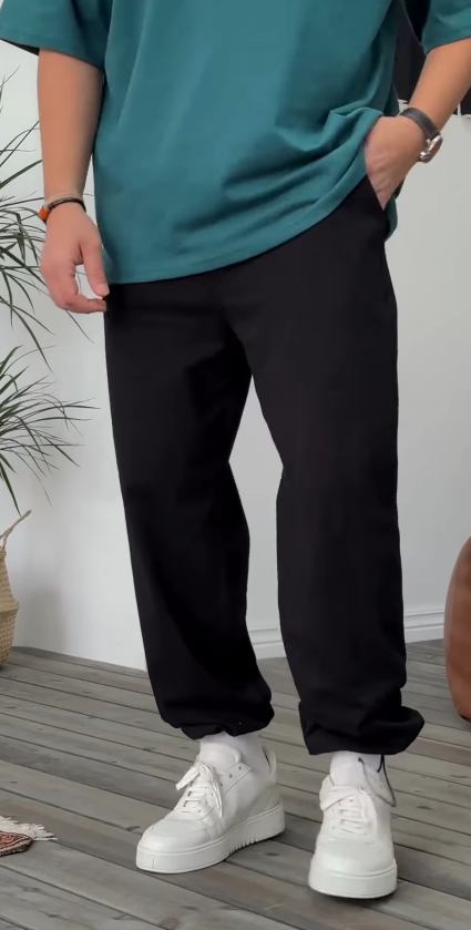 Drawstring pocket trousers