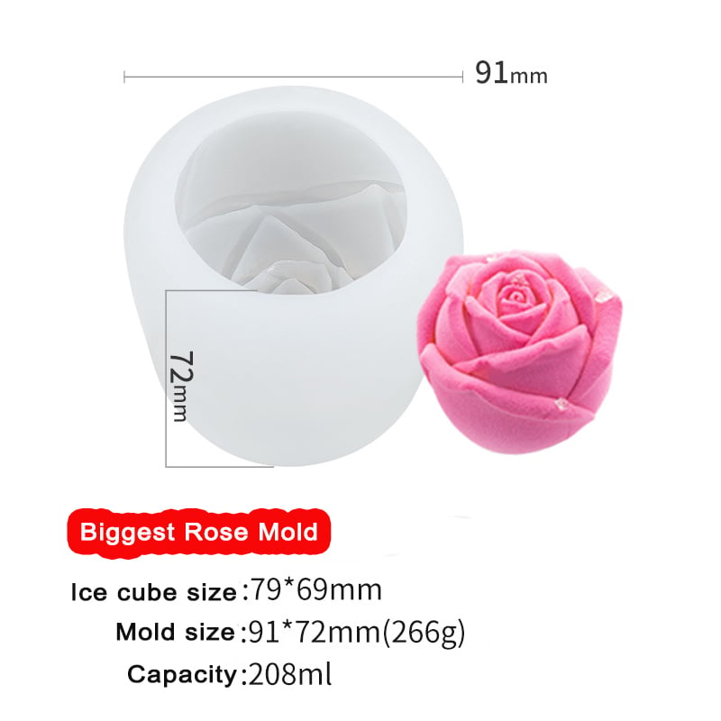 👍 Buy 2 Get 1 Free - Rose Shaped Ice Mold 🌹🧊