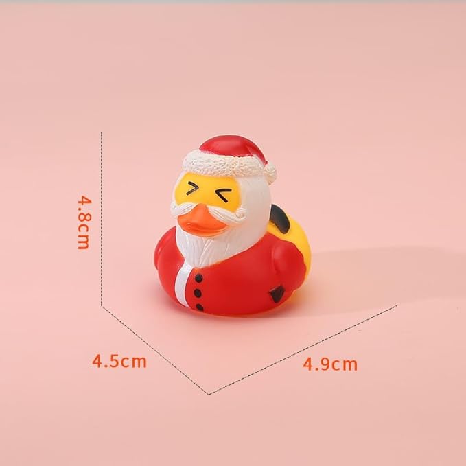 🦆24 Pcs Countdown Christmas Rubber Ducks Advent Calendar