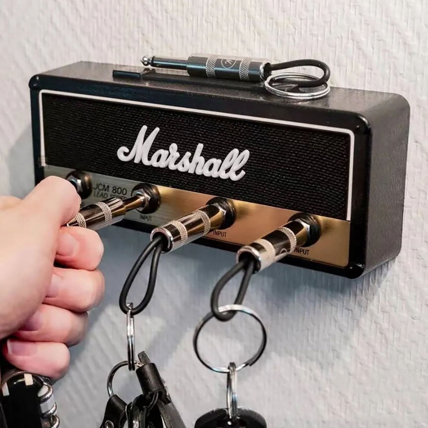 Musical Jack Rack Key Holder-Guitarist's Key Organizer