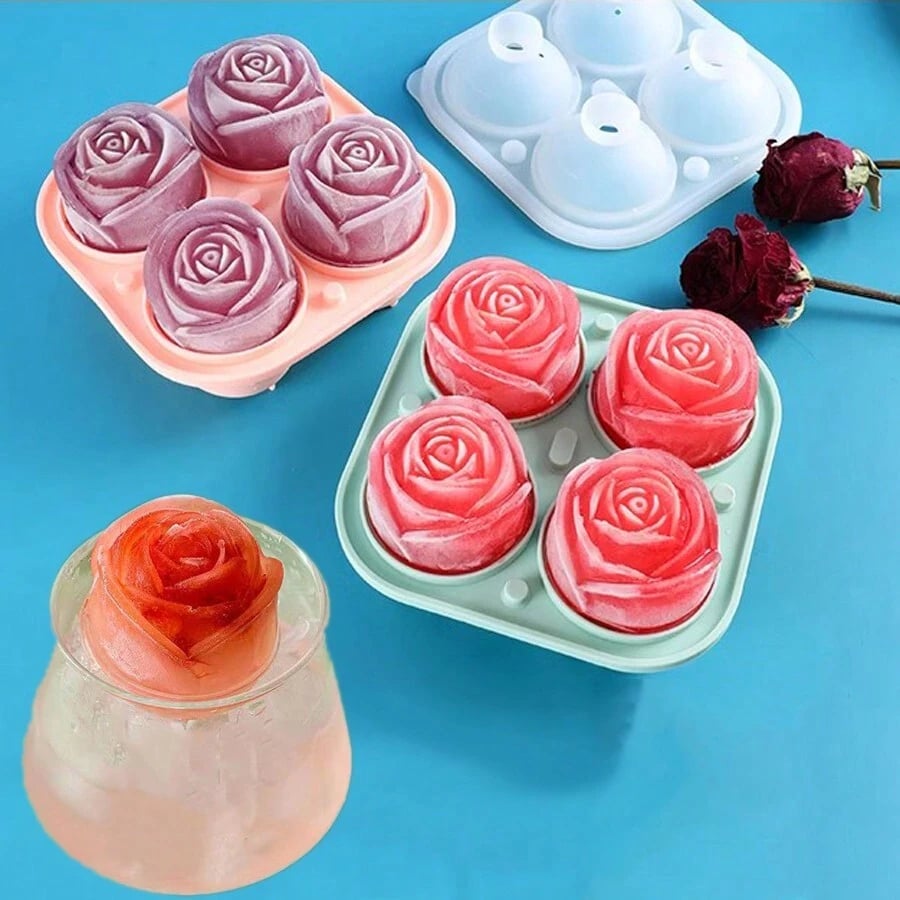 👍 Buy 2 Get 1 Free - Rose Shaped Ice Mold 🌹🧊