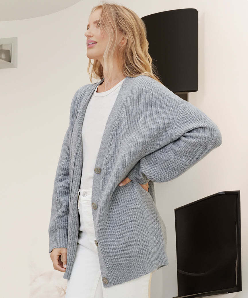 Fashion Knit Cashmere Cocoon Button Cardigan🔥Buy 2 Free Shipping🔥