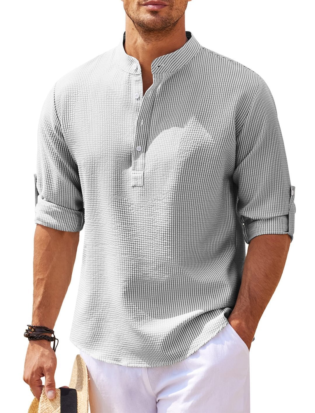 Men's Casual Cotton Shirt  Ultimate Comfort and Style-BUY 2 FREE SHIPPING