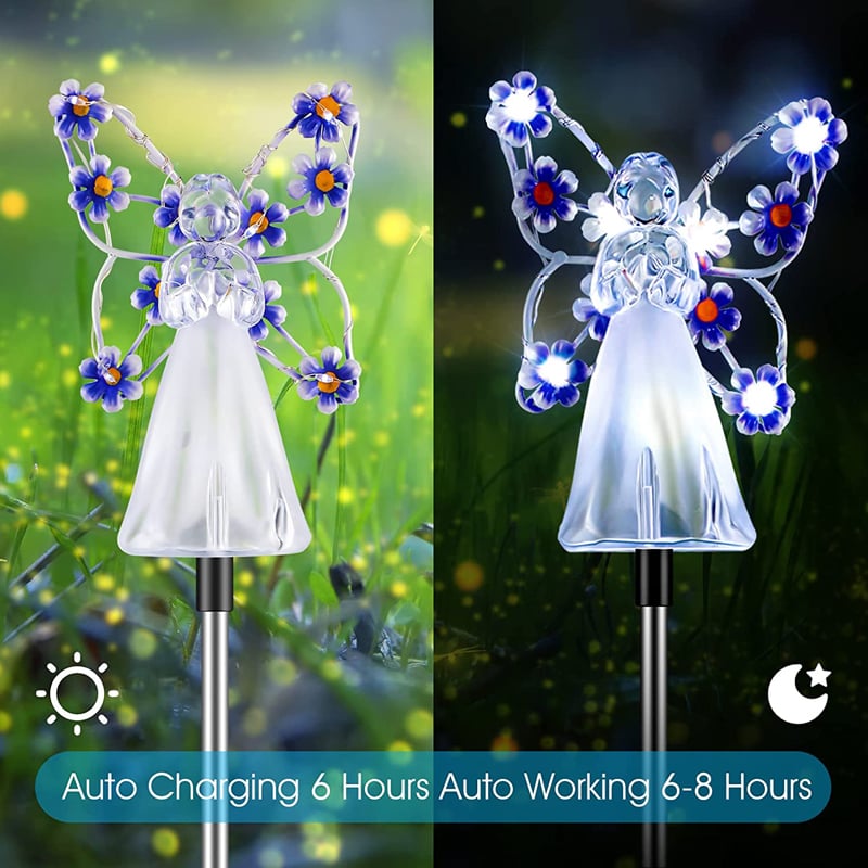 👼Waterproof  Solar Angel lights