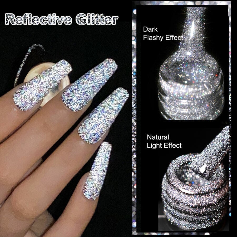 👍2024 New Arrival💥High Density Glitter Nail Gel Polish