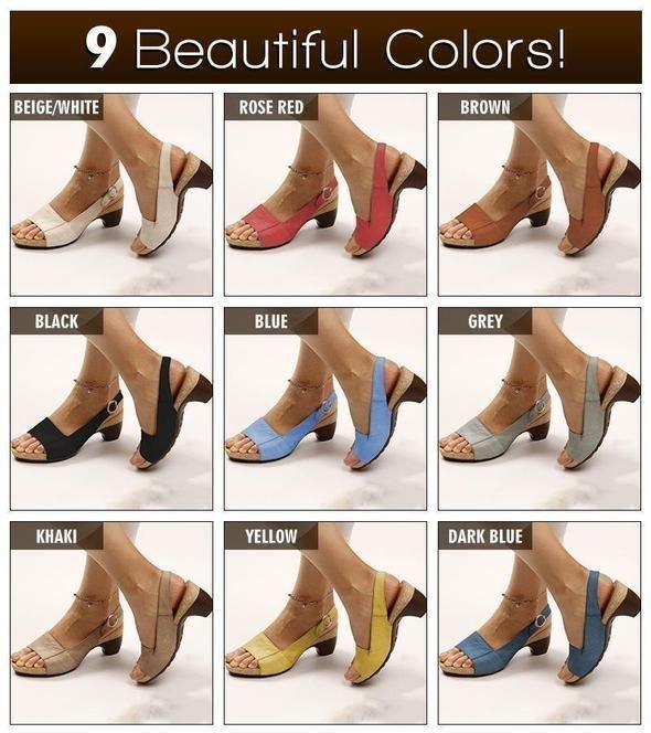 Comfortable Elegant Low Chunky Heel Shoes