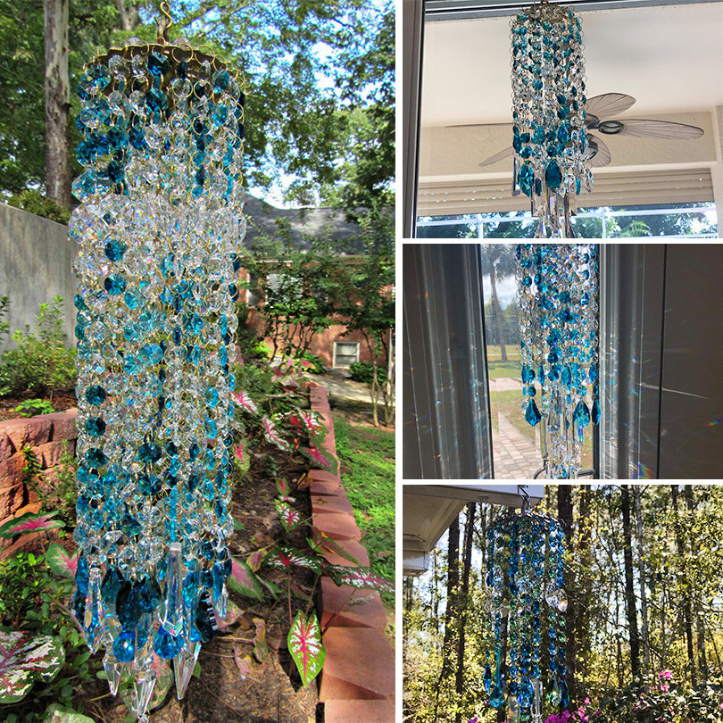 ✨Aurora Crystal Wind Chimes