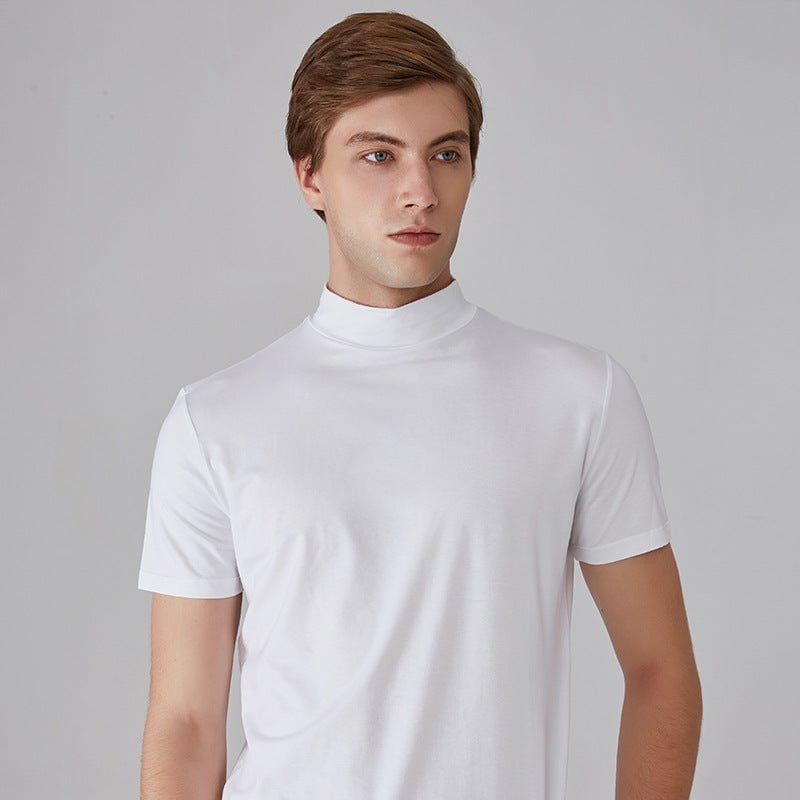 Men 's High Neck Slim Fit T-shirt-BUY 3 GET FREE SHIPPING