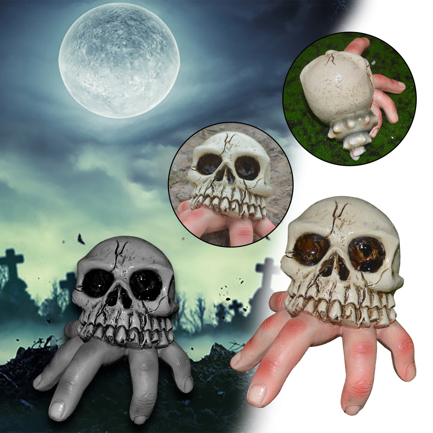 Horror Skeleton Shell Finger