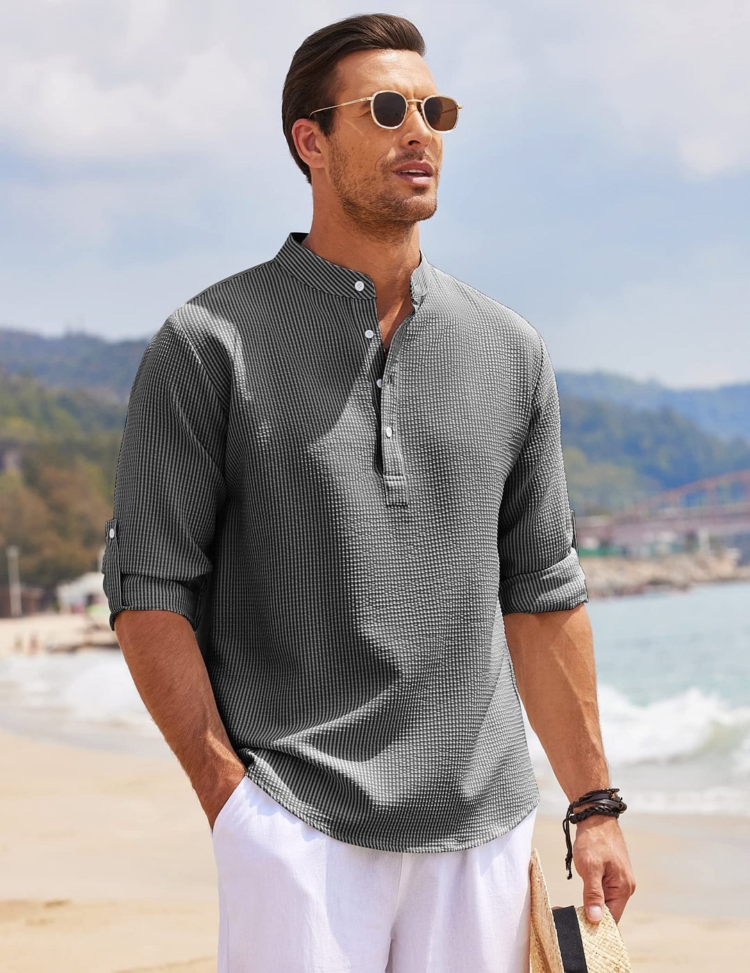 Men's Casual Cotton Shirt  Ultimate Comfort and Style-BUY 2 FREE SHIPPING