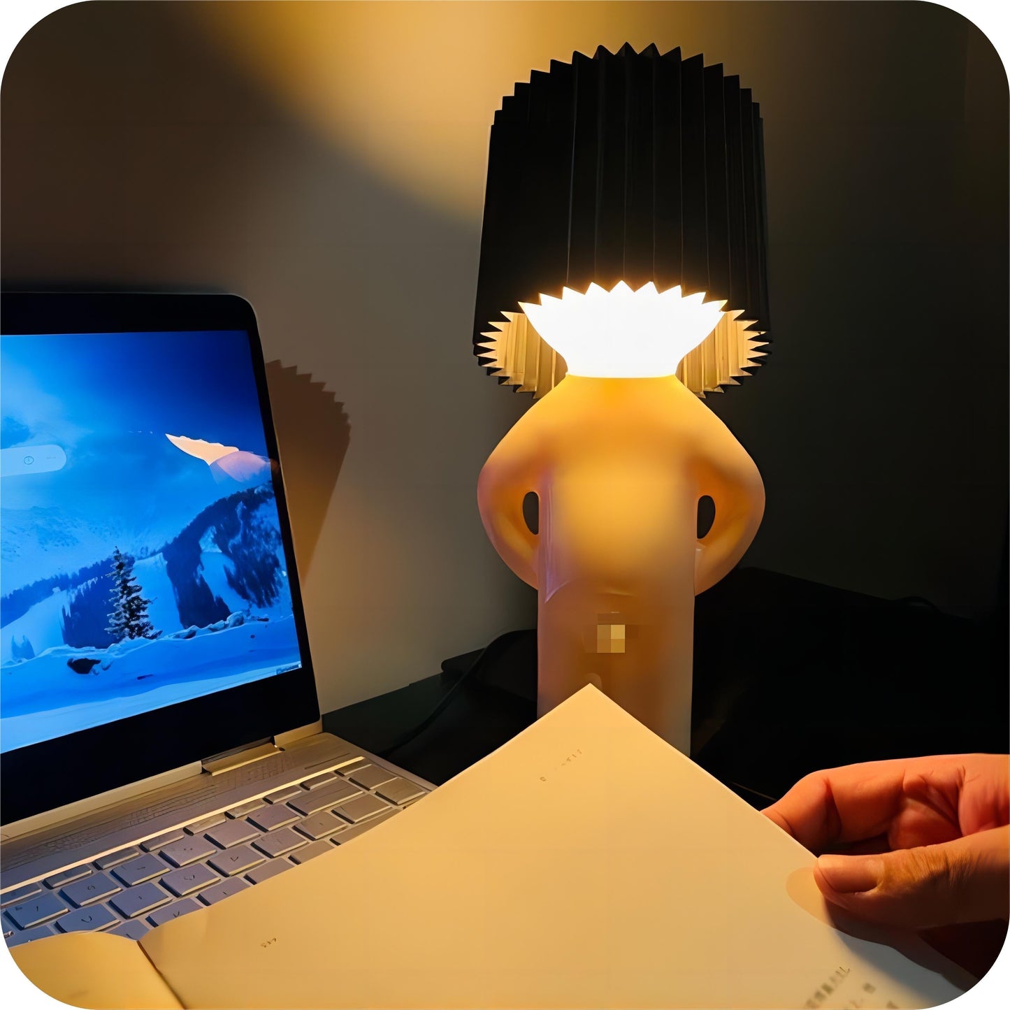 Creative MR P Kind of Shy Table Lamp Kind of Shy Boy Rogue Night Lamp