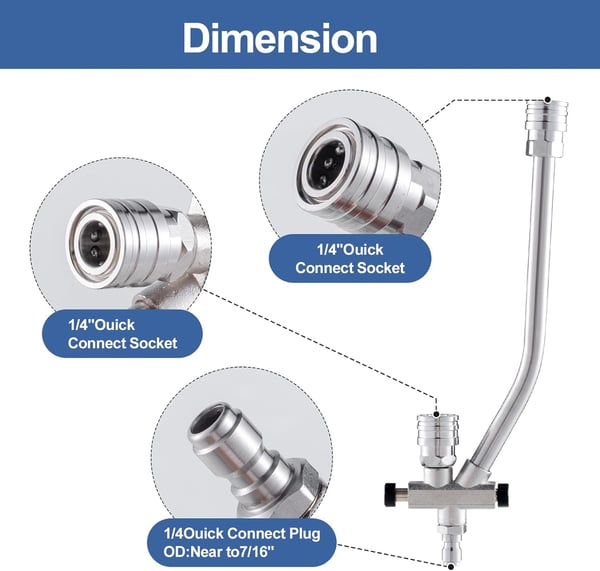 Foam Cannon Dual-Connector Accessory